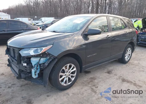 2020 Chevrolet Equinox Fwd Ls z USA, uszkodzony, nr VIN 3GNAXHEV7LS633800